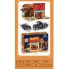 small angle JD111 Xếp hình lắp ráp ghép mô hình Thành phố Cowboy: Trung tâm sửa chữa ô tô