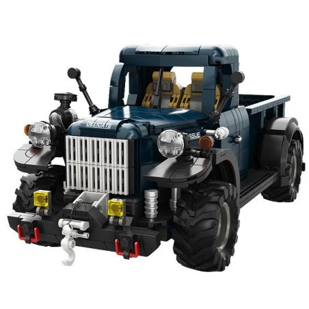 EIKEE Y26011 Xếp hình lắp ráp ghép mô hình Power Wagon 1952 Xe bán tải cổ điển 1:16