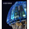 Takuki T1127 Bionic Glowing Mech Jellyfish Xếp hình lắp ráp ghép mô hình Sứa ánh sáng cơ học sinh học