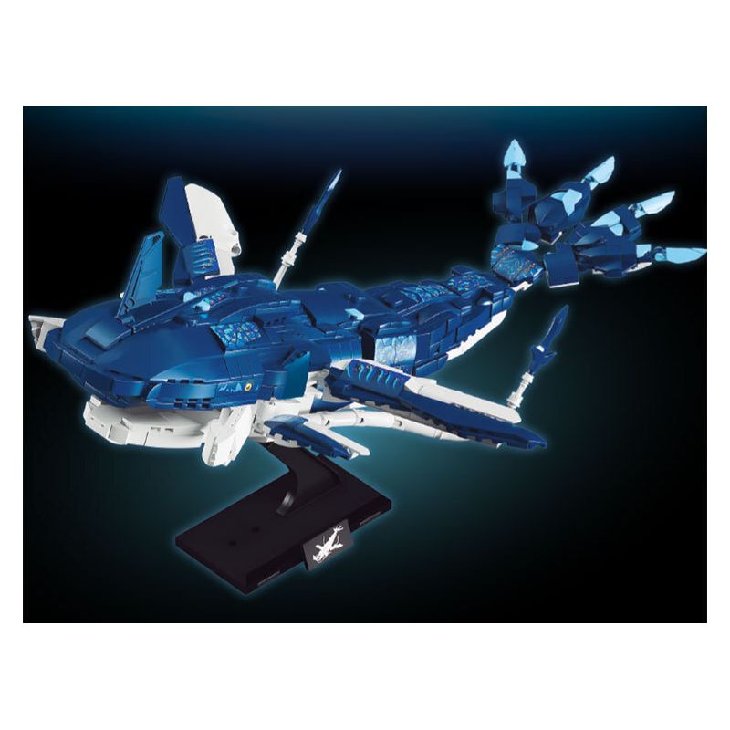 LY 76115 Whale Tu Kun Xếp hình lắp ráp ghép mô hình Hình đại diện: Tukun