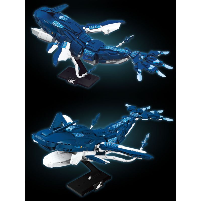 LY 76115 Whale Tu Kun Xếp hình lắp ráp ghép mô hình Hình đại diện: Tukun