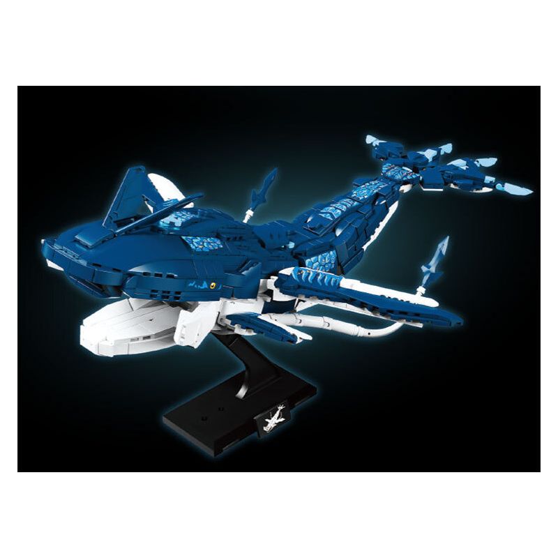 LY 76115 Whale Tu Kun Xếp hình lắp ráp ghép mô hình Hình đại diện: Tukun