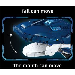LY 76115 Whale Tu Kun Xếp hình lắp ráp ghép mô hình Hình đại diện: Tukun