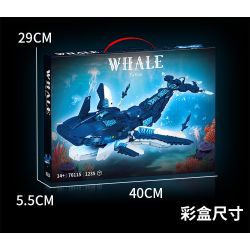 LY 76115 Whale Tu Kun Xếp hình lắp ráp ghép mô hình Hình đại diện: Tukun