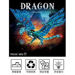 LY 76116 Dragon Ikranna Xếp hình lắp ráp ghép mô hình Hình đại diện: Ikaran