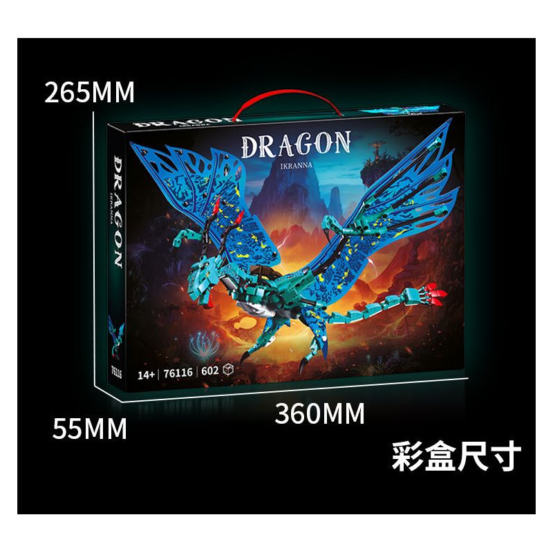 LY 76116 Dragon Ikranna Xếp hình lắp ráp ghép mô hình Hình đại diện: Ikaran