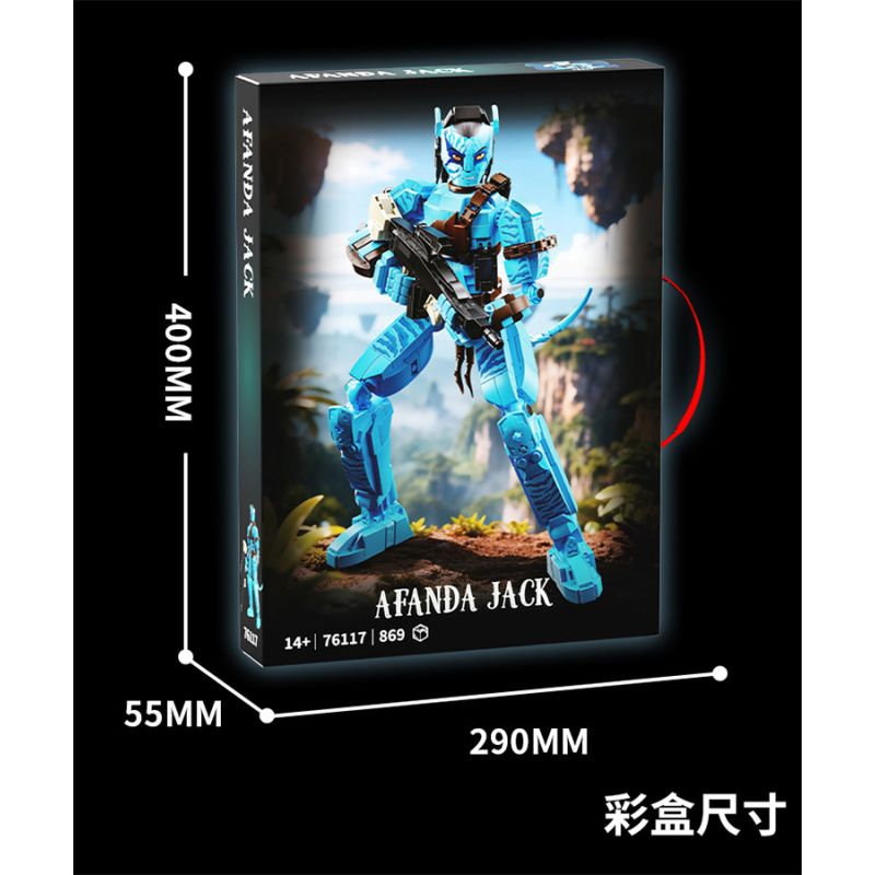 LY 76117 Afanda Jack Xếp hình lắp ráp ghép mô hình Hình đại diện: Jack