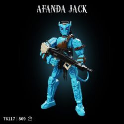 LY 76117 Afanda Jack Xếp hình lắp ráp ghép mô hình Hình đại diện: Jack