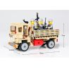 Kazi KY84027 84027 non  XE TẢI CHỞ QUÂN bộ đồ chơi xếp lắp ráp ghép mô hình Field Army Chiến Trường 183 khối