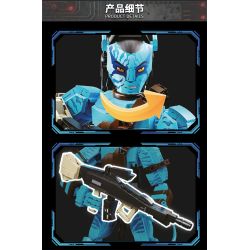 LY 76117 Afanda Jack Xếp hình lắp ráp ghép mô hình Hình đại diện: Jack