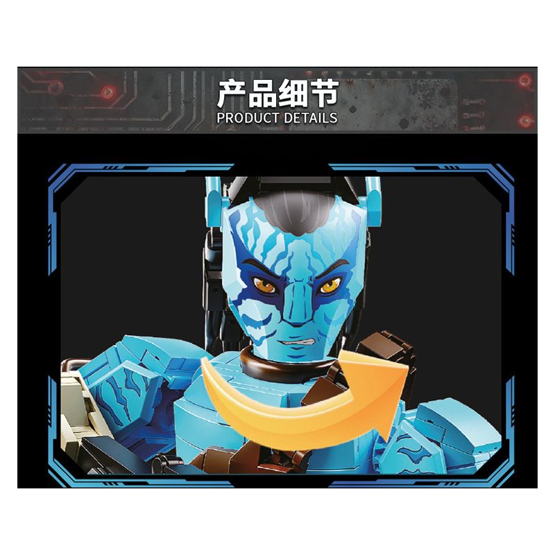 LY 76117 Afanda Jack Xếp hình lắp ráp ghép mô hình Hình đại diện: Jack