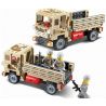 Kazi KY84027 84027 non  XE TẢI CHỞ QUÂN bộ đồ chơi xếp lắp ráp ghép mô hình Field Army Chiến Trường 183 khối