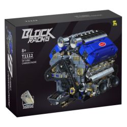 Takuki T1112 V8 Turbo Charged Xếp hình lắp ráp ghép mô hình Động cơ V8