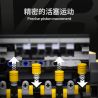 Takuki T1112 V8 Turbo Charged Xếp hình lắp ráp ghép mô hình Động cơ V8