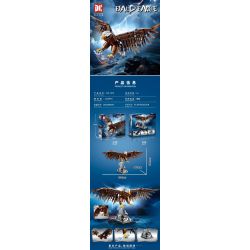 DK 7079 Bald Eagle Xếp hình lắp ráp ghép mô hình con kên kên