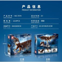DK 7079 Bald Eagle Xếp hình lắp ráp ghép mô hình con kên kên
