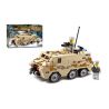 Kazi KY84026 84026 non  XE GIẢI CỨU BỌC THÉP bộ đồ chơi xếp lắp ráp ghép mô hình Field Army Chiến Trường 180 khối