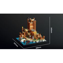 DK 7076 Scarlet Castle Xếp hình lắp ráp ghép mô hình Game of Thrones: The Red Keep The Scarlet Keep