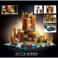 DK 7076 Scarlet Castle Xếp hình lắp ráp ghép mô hình Game of Thrones: The Red Keep The Scarlet Keep