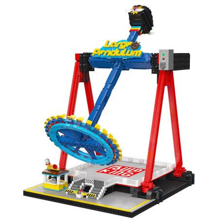 MouldKing 11027 Pendulum Ride Xếp hình lắp ráp ghép mô hình Xứ sở mộng mơ: Con lắc lớn