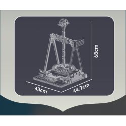 MouldKing 11027 Pendulum Ride Xếp hình lắp ráp ghép mô hình Xứ sở mộng mơ: Con lắc lớn