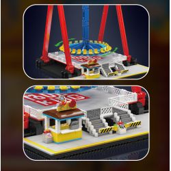 MouldKing 11027 Pendulum Ride Xếp hình lắp ráp ghép mô hình Xứ sở mộng mơ: Con lắc lớn