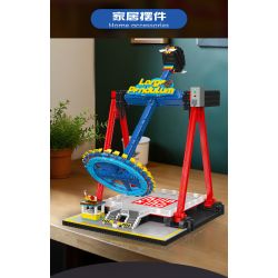 MouldKing 11027 Pendulum Ride Xếp hình lắp ráp ghép mô hình Xứ sở mộng mơ: Con lắc lớn