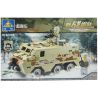 Kazi KY84026 84026 non  XE GIẢI CỨU BỌC THÉP bộ đồ chơi xếp lắp ráp ghép mô hình Field Army Chiến Trường 180 khối