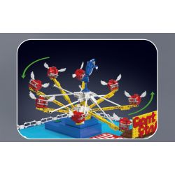MouldKing 11028 Dolphin Spin Ride Xếp hình lắp ráp ghép mô hình Xứ sở mộng mơ: Cá heo vui nhộn