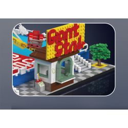 MouldKing 11028 Dolphin Spin Ride Xếp hình lắp ráp ghép mô hình Xứ sở mộng mơ: Cá heo vui nhộn