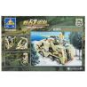 Kazi KY84026 84026 non  XE GIẢI CỨU BỌC THÉP bộ đồ chơi xếp lắp ráp ghép mô hình Field Army Chiến Trường 180 khối