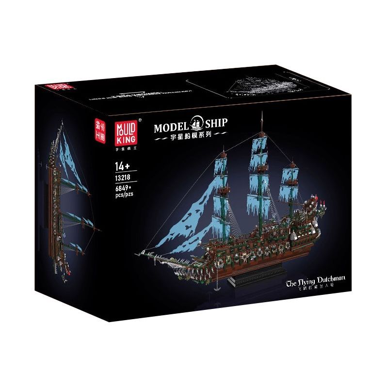 MouldKing 13218 The Flying Dutchman Xếp hình lắp ráp ghép mô hình người Hà Lan bay