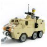 Kazi KY84026 84026 non  XE GIẢI CỨU BỌC THÉP bộ đồ chơi xếp lắp ráp ghép mô hình Field Army Chiến Trường 180 khối
