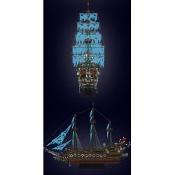 MouldKing 13218 The Flying Dutchman Xếp hình lắp ráp ghép mô hình người Hà Lan bay