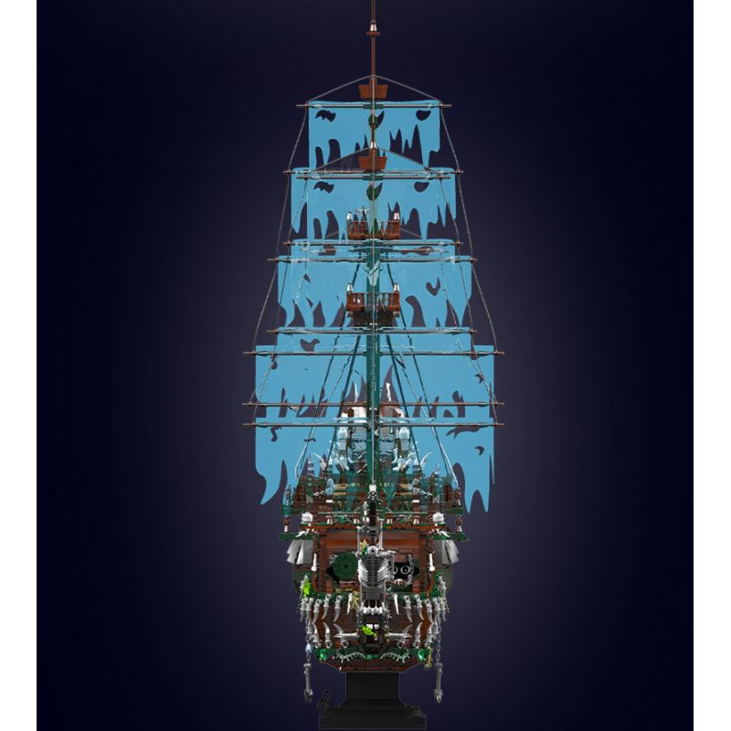 MouldKing 13218 The Flying Dutchman Xếp hình lắp ráp ghép mô hình người Hà Lan bay