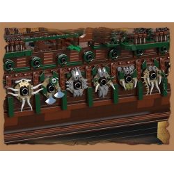 MouldKing 13218 The Flying Dutchman Xếp hình lắp ráp ghép mô hình người Hà Lan bay