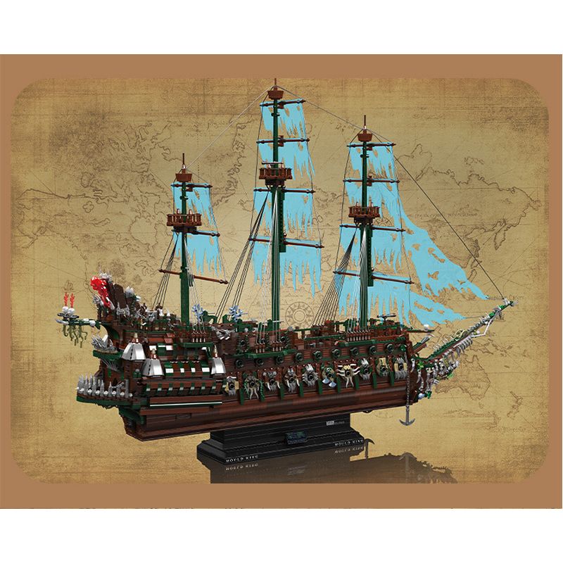 MouldKing 13218 The Flying Dutchman Xếp hình lắp ráp ghép mô hình người Hà Lan bay