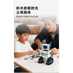 MouldKing 15089 MouldKing 15090 AI Robot Xếp hình lắp ráp ghép mô hình Robot thông minh AI Xiaoxing