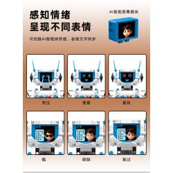 MouldKing 15089 MouldKing 15090 AI Robot Xếp hình lắp ráp ghép mô hình Robot thông minh AI Xiaoxing
