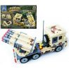 Kazi KY84025 84025 non  TÊN LỬA SAM DI ĐỘNG bộ đồ chơi xếp lắp ráp ghép mô hình Field Army Chiến Trường 210 khối