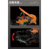 MouldKing 17086 Remote Control Reclaming Machine Xếp hình lắp ráp ghép mô hình Máy cải tạo đất điều khiển từ xa