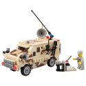 Kazi KY84024 84024 non Lego XE HUMMER CHỞ LÍNH bộ đồ chơi xếp lắp ráp ghép mô hình Field Army FIELD ARMY SCOUT CAR Chiến Trường 219 khối