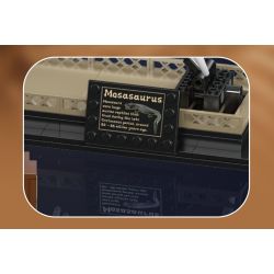 MouldKing 29005 Dino Fossils Mosasaurus & Velociraptor Xếp hình lắp ráp ghép mô hình Thế giới kỷ Jura: Hóa thạch Sorosaurus và Velociraptor