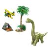 MouldKing 29001 Brachiosaurus & Biplane Camp Xếp hình lắp ráp ghép mô hình Thế giới kỷ Jura: Trứng khủng long trại Gyrosaurus
