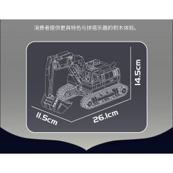 MouldKing 24089 Excavator Xếp hình lắp ráp ghép mô hình máy xúc