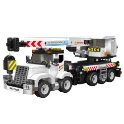 MouldKing 29092 Service Crane Truck Xếp hình lắp ráp ghép mô hình xe cẩu