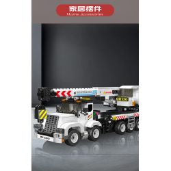 MouldKing 29092 Service Crane Truck Xếp hình lắp ráp ghép mô hình xe cẩu
