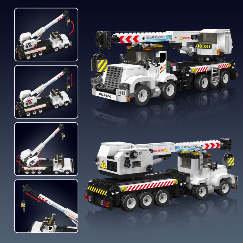 MouldKing 29092 Service Crane Truck Xếp hình lắp ráp ghép mô hình xe cẩu