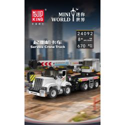MouldKing 29092 Service Crane Truck Xếp hình lắp ráp ghép mô hình xe cẩu