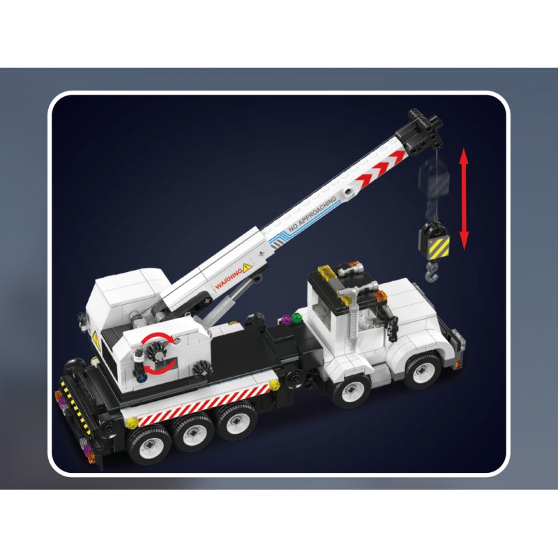 MouldKing 29092 Service Crane Truck Xếp hình lắp ráp ghép mô hình xe cẩu
